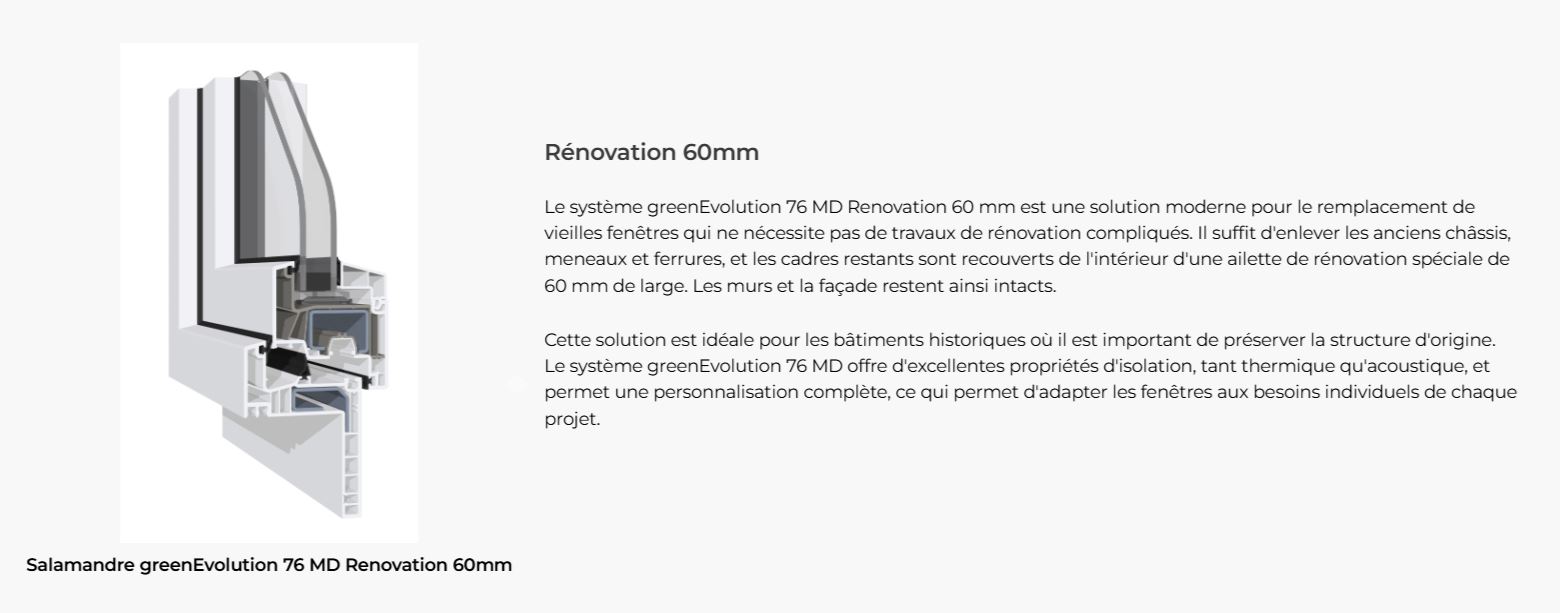 Variante bluEvolution 82 MD – vue intérieure