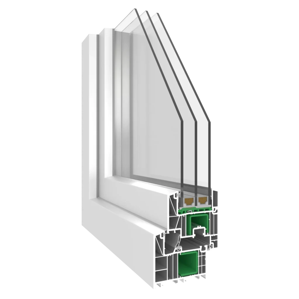 Fenêtre PVC bluEvolution 82 MD