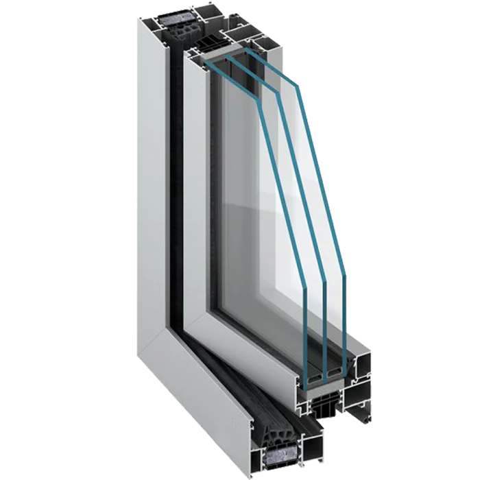Fenêtre aluminium MB-79N — excellent rapport performance / prix