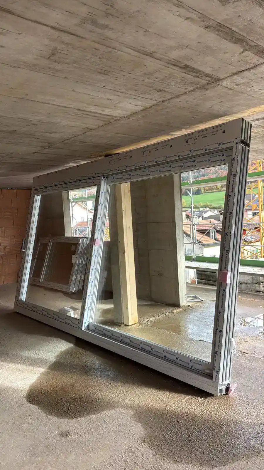 Porte aluminium installation Suisse romande