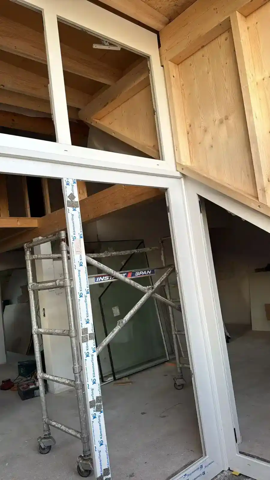 Porte aluminium installation Suisse romande