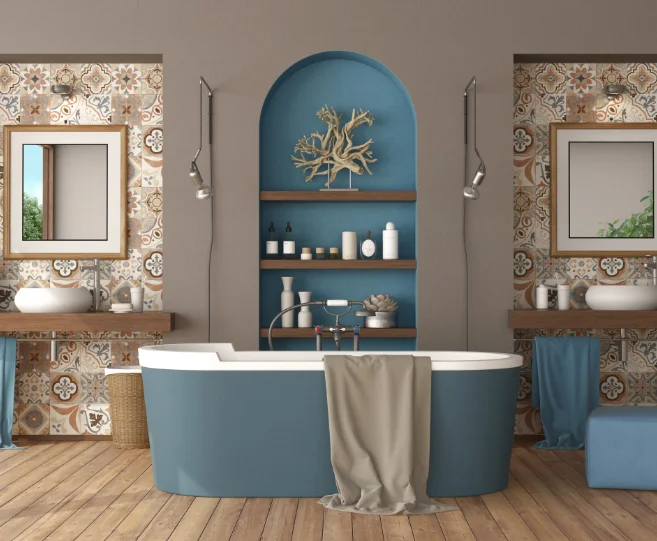 Installation complète de salle de bain moderne Kaisen SA